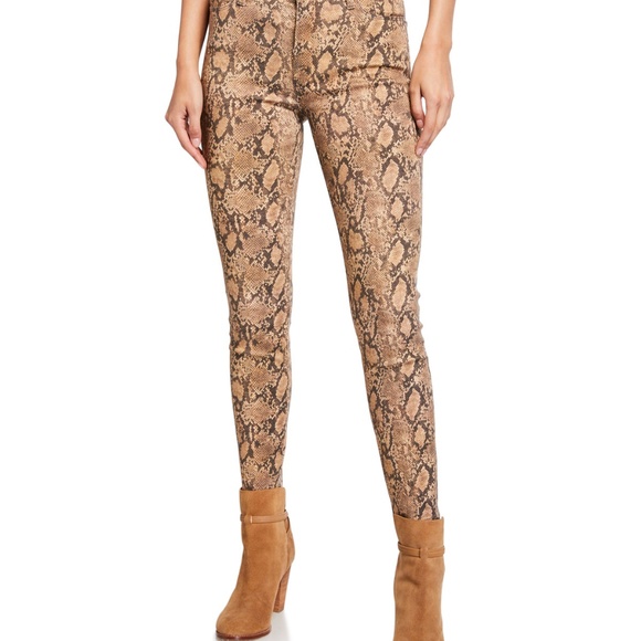 Zara Denim - Just Arrived! Zara snake skinny jeans.